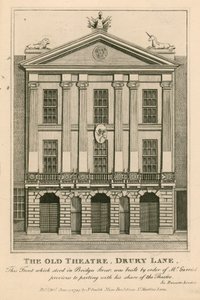El antiguo Teatro, Drury Lane de English School