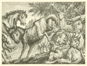 El viejo león (grabado)