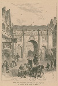 El antiguo Temple Bar de madera de English School