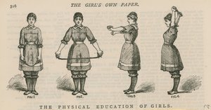 La educación física de las niñas