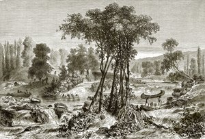 El Portaje en el Río de Barro Blanco de English School