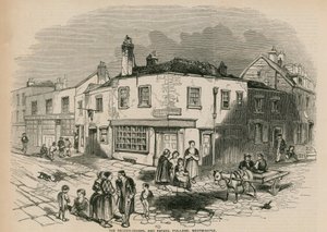 La escuela de harapos y refugio, Pye Lane, Westminster, Londres de English School