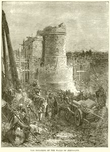 La reparación de los muros de Jerusalén de English School