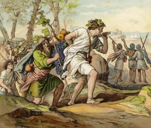 El regreso de Josué y Caleb de English School