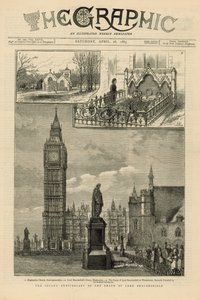 El segundo aniversario de la muerte de Lord Beaconsfield de English School