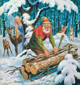 El hada de la nieve de English School