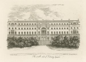 El lado sur de Fitzroy Square