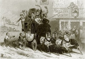 El coche de escena de English School