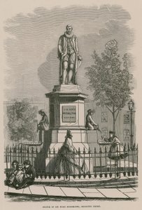 La estatua de Sir Hugh Myddleton en Islington Green de English School