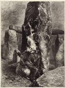 Los rezagados en Stonehenge de English School