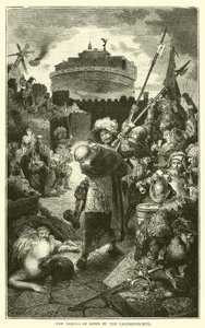 La toma de Roma por los Lansquenetes de English School