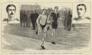 La carrera de diez millas en Lillie Bridge de English School
