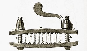 El tornillo de María Teresa de Austria (1717-80) de English School