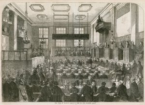 El juicio de William Palmer en el Tribunal Penal Central de English School