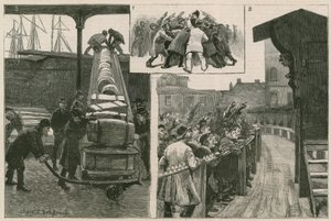 Los desempleados buscando trabajo en los muelles de English School
