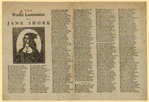 El lamentable lamento de Jane Shore de English School