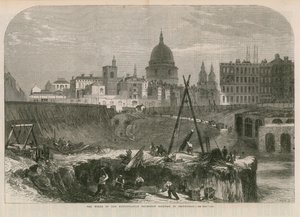 Las obras del Ferrocarril de Extensión Metropolitana en Smithfield