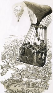 El primer servicio regular de correo aéreo del mundo se estableció en 1870 de English School
