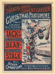 Pantomima de Navidad del Theatre Royal Covent Garden