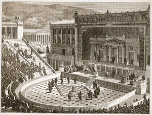 Teatro de Dionisio en Atenas de English School