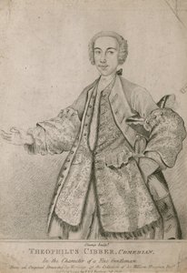 Theophilis Cibber, comediante