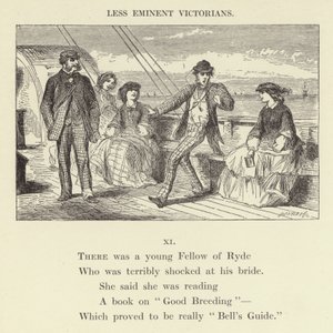 Había un joven miembro de Ryde (grabado) de English School