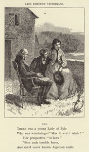 Había una joven Señora de Pyle (grabado)