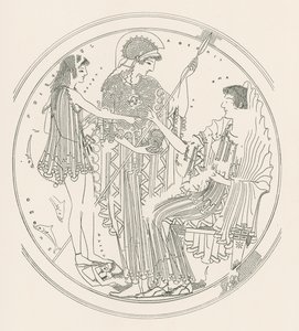 Teseo y Anfitrite (grabado) de English School