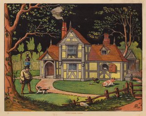 This Is The House That Jack Built (litografía en color) de English School