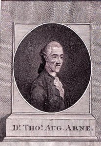 Thomas Augustine Arne de English School