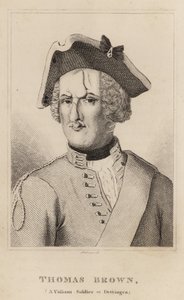 Thomas Brown, Un Soldado Valiente en Dettingen de English School