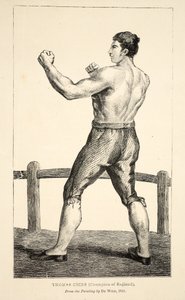 Thomas Cribb, Campeón de Inglaterra, del cuadro de De Wild de English School