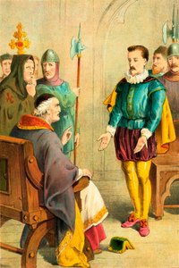 Thomas Hawkes ante el obispo Bonner de English School