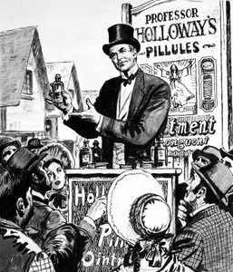 Las medicinas de Thomas Holloway tenían nombres impresionantes