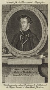 Thomas Howard, Duque de Norfolk, decapitado el 2 de junio de 1572 de English School