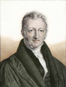 Thomas Robert Malthus (grabado coloreado)