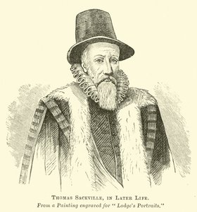 Thomas Sackville en su vida posterior de English School