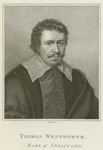 Thomas Wentworth, Conde de Strafford (grabado) de English School