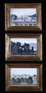 Tres paisajes boscosos, c.1840