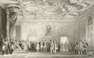 Sala del trono, Fontainebleau de English School