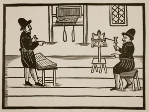 Página de título de A True Discourse of the Two Infamous Prophets, Richard Farnham, Weaver, of White-Chapel, and John Bull, Weaver, of Saint Botolphs, Algate por T.H 1636 de English School
