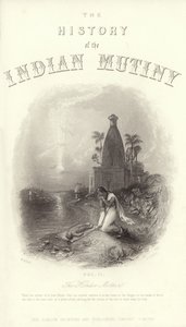 Página de título de La Historia del Motín Indio de English School