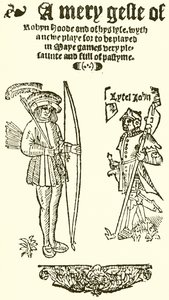 Portada de A Mery Geste of Robyn Hood, 1550