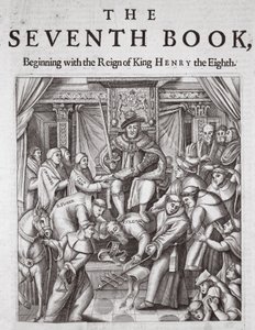 Portada, El Séptimo Libro, de Hechos y Monumentos de John Foxe, novena edición, pub. 1684