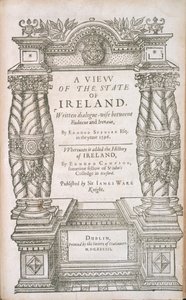 Portada de Una Vista del Estado de Irlanda y La Historia de Irlanda, 1633