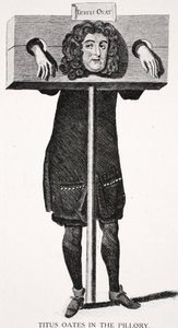 Titus Oates en el cepo