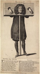 Titus Oates en la picota, publicado en 1685