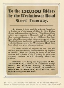 A los 130,000 pasajeros del tranvía de la calle Westminster Road de English School