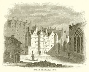 Tolbooth de Edimburgo, en 1630