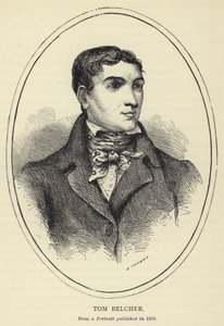 Tom Belcher, de un retrato publicado en 1810 de English School